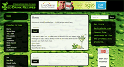 Desktop Screenshot of mixeddrinkrecipes.net