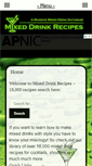 Mobile Screenshot of mixeddrinkrecipes.net